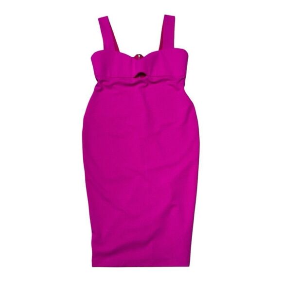 NOOKIE X REVOLVE fuschia pink One length sleeveless square neckline dress sz xl - Picture 1 of 7